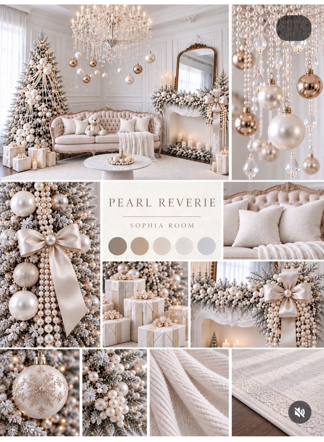 Pearl Reverie Christmas Studio Setup at Glasshouse Studio